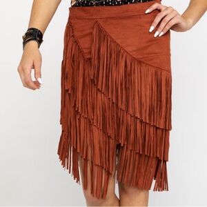 Idyllwind Spellbound Fringe Skirt Size Small